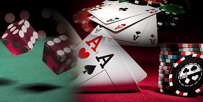 cartas, dados, fichas